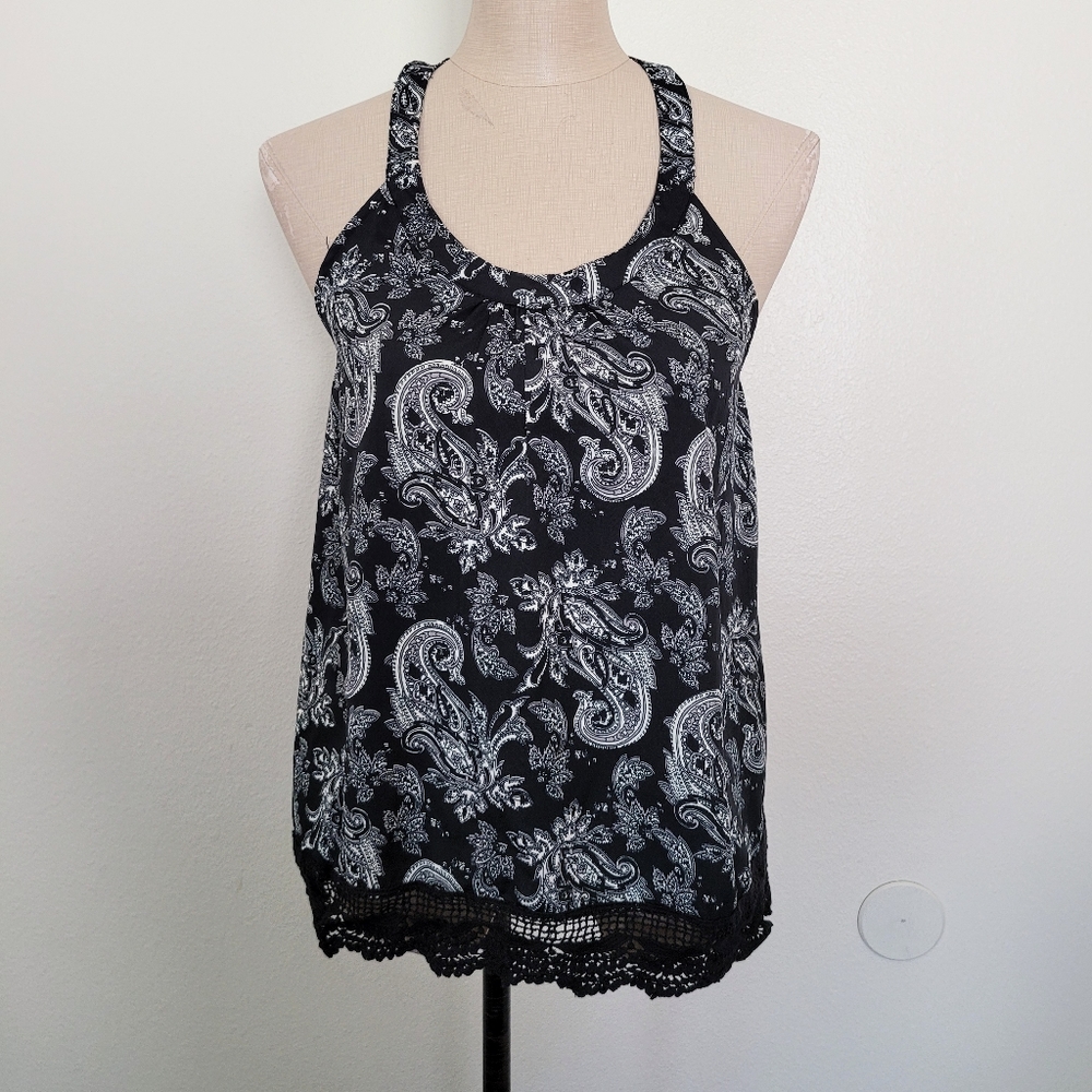 Zoe & Rose black print top M